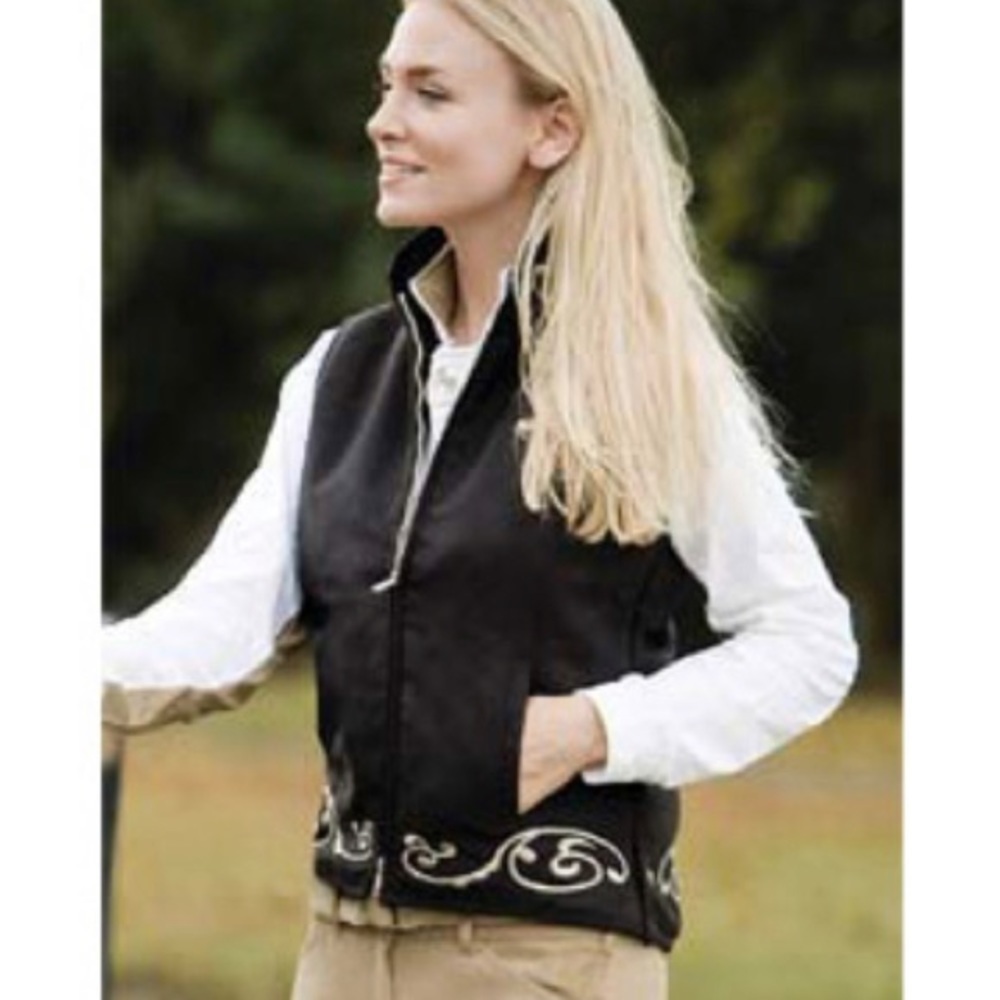 ❤️EQUINE COUTURE VALENCIA‎ UKTRA SUEDE VEST